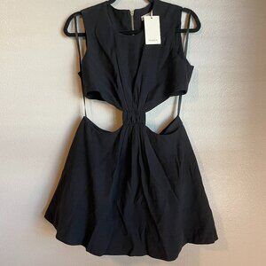 The Femm Black Dress Sz Medium Cutout Party Resort Vacation Chic Fun Minimalist